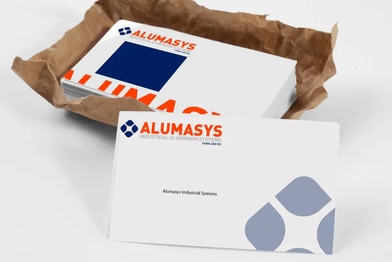 Aluma System Kurumsal Kimlik çalışması — kare 1